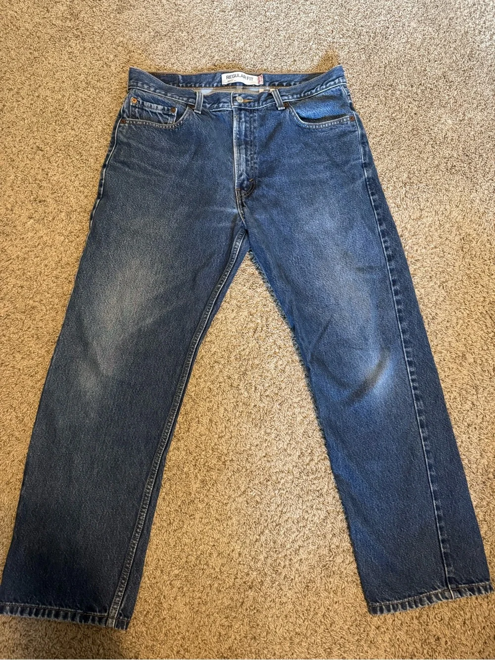 Levi’s 505 Men’s Regular Fit Jeans W36 L30 Made in Lesotho Y2K 2000s Denim